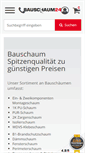 Mobile Screenshot of bauschaum24.de